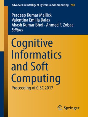 cover image of Cognitive Informatics and Soft Computing